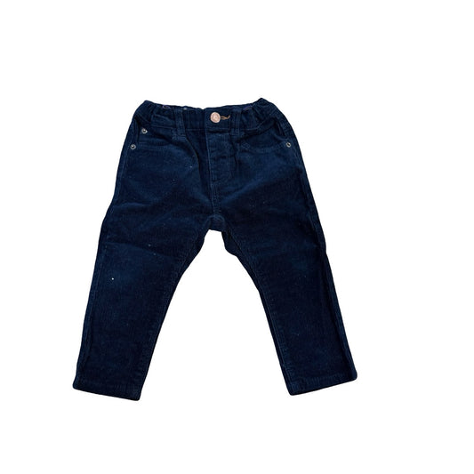 Zara Navy corduroy pants, 9-12 months