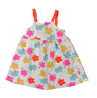 Zara Multi Coloured Floral Print Textured Swing Dress, 5 years