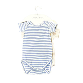 Quincy Mae Short sleeve bodysuit set of 2 new with tags, 3-6 months