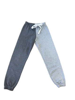 Katie J Two toned grey sweatpants, Small