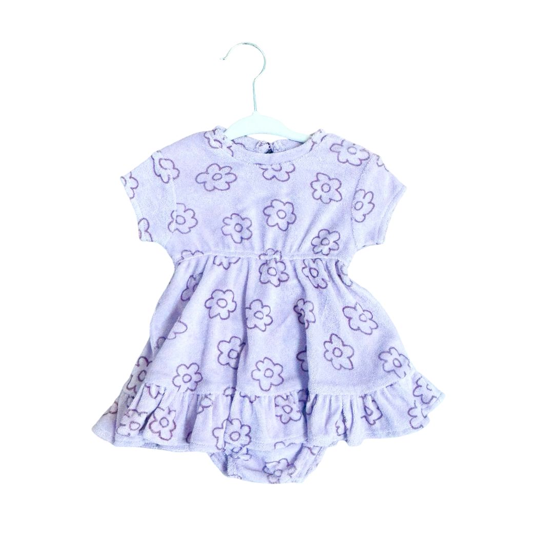 Quincy Mae Terry dress new with tags, 3-6 months