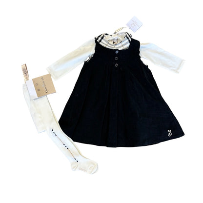 Burberry Dress with shirt and nylons new with tags, 9 months