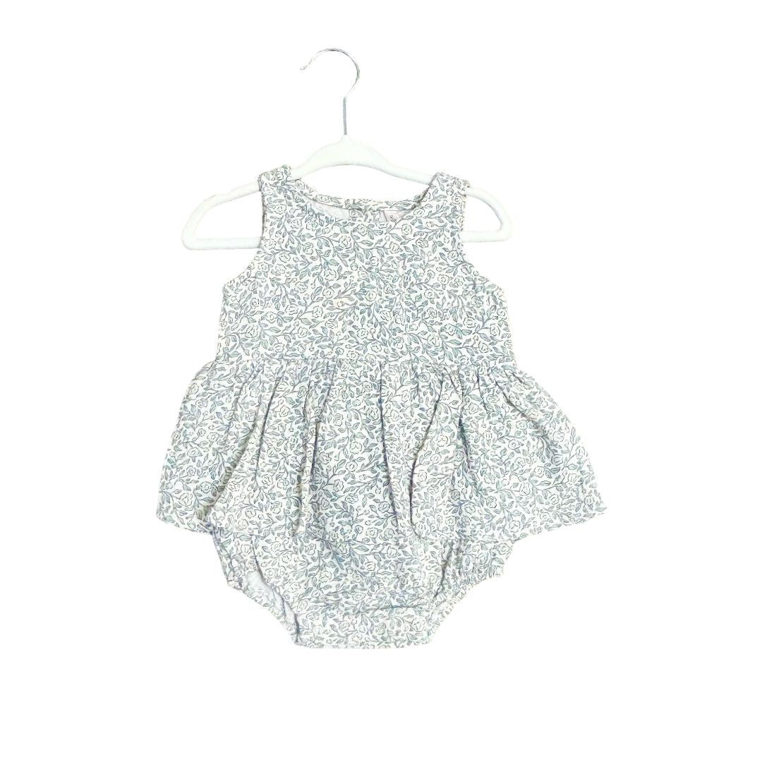 Quincy Mae Skirted tank romper, 3-6 months