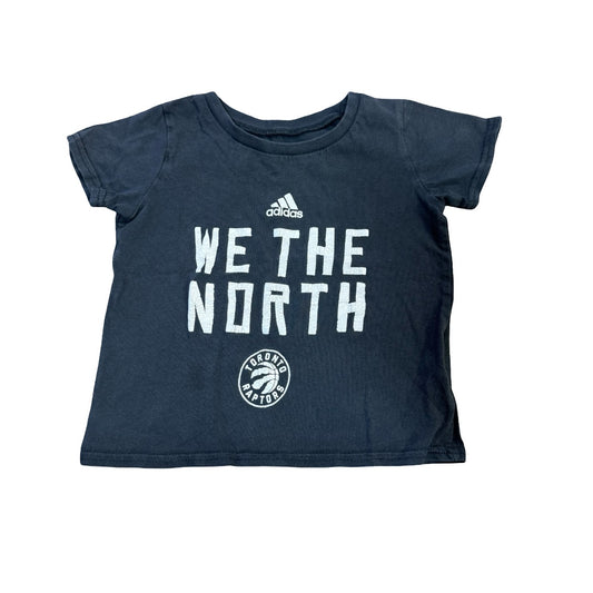 Adidas Black We The North Raptors tshirt, 6-12 months
