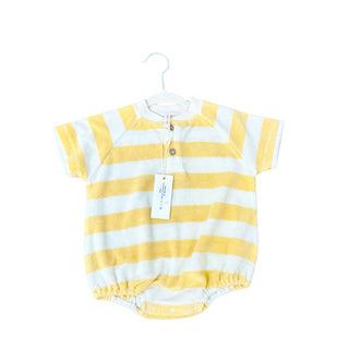 Quincy Mae Terry henly romper new with tags, 3-6 months