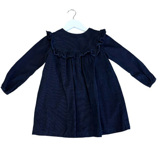 Jacadi navy corduroy dress, 6 Years