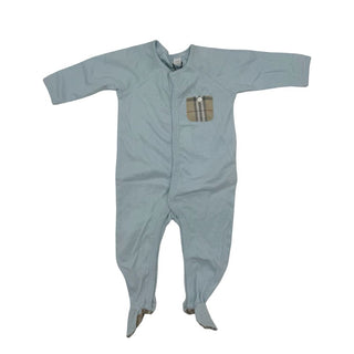 Burberry new w/tags baby blye sleeper, 3 months