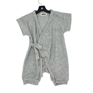 Roux terry kimono romper, 3-6 months