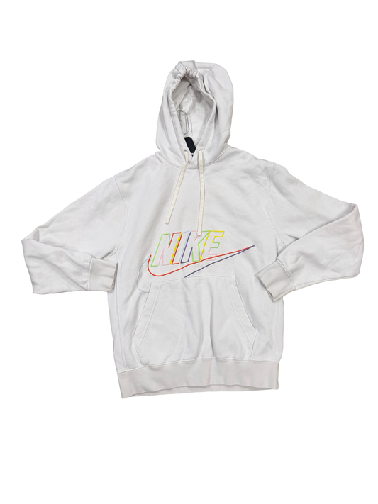 Nike white hoodie, youth medium