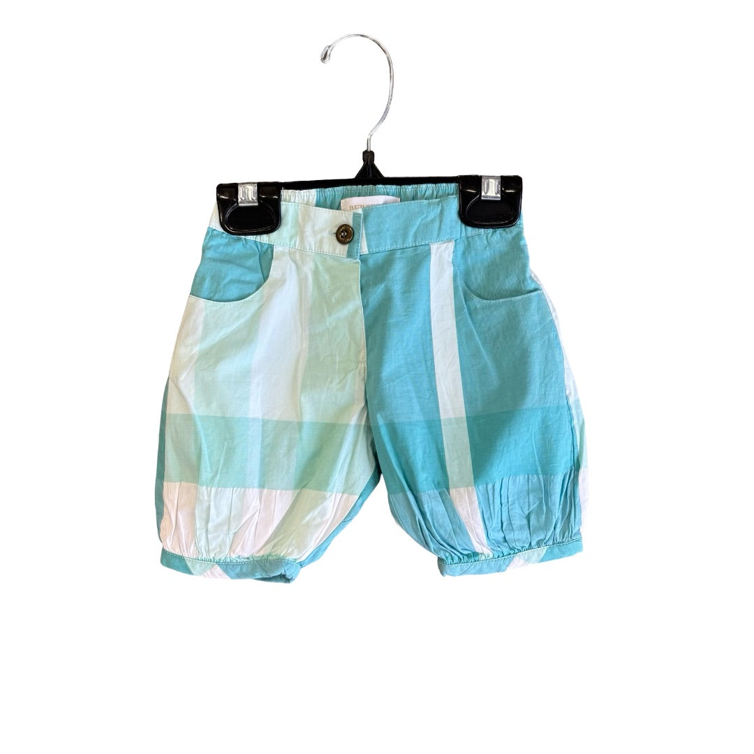 Burberry shorts, 6 months