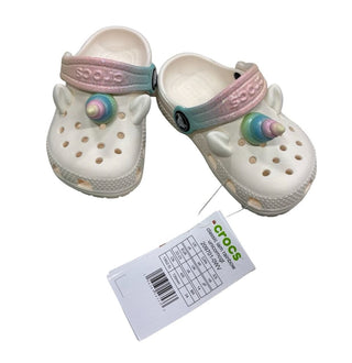 Crocs Unicorn Sandals with Glitter, 6 little kids