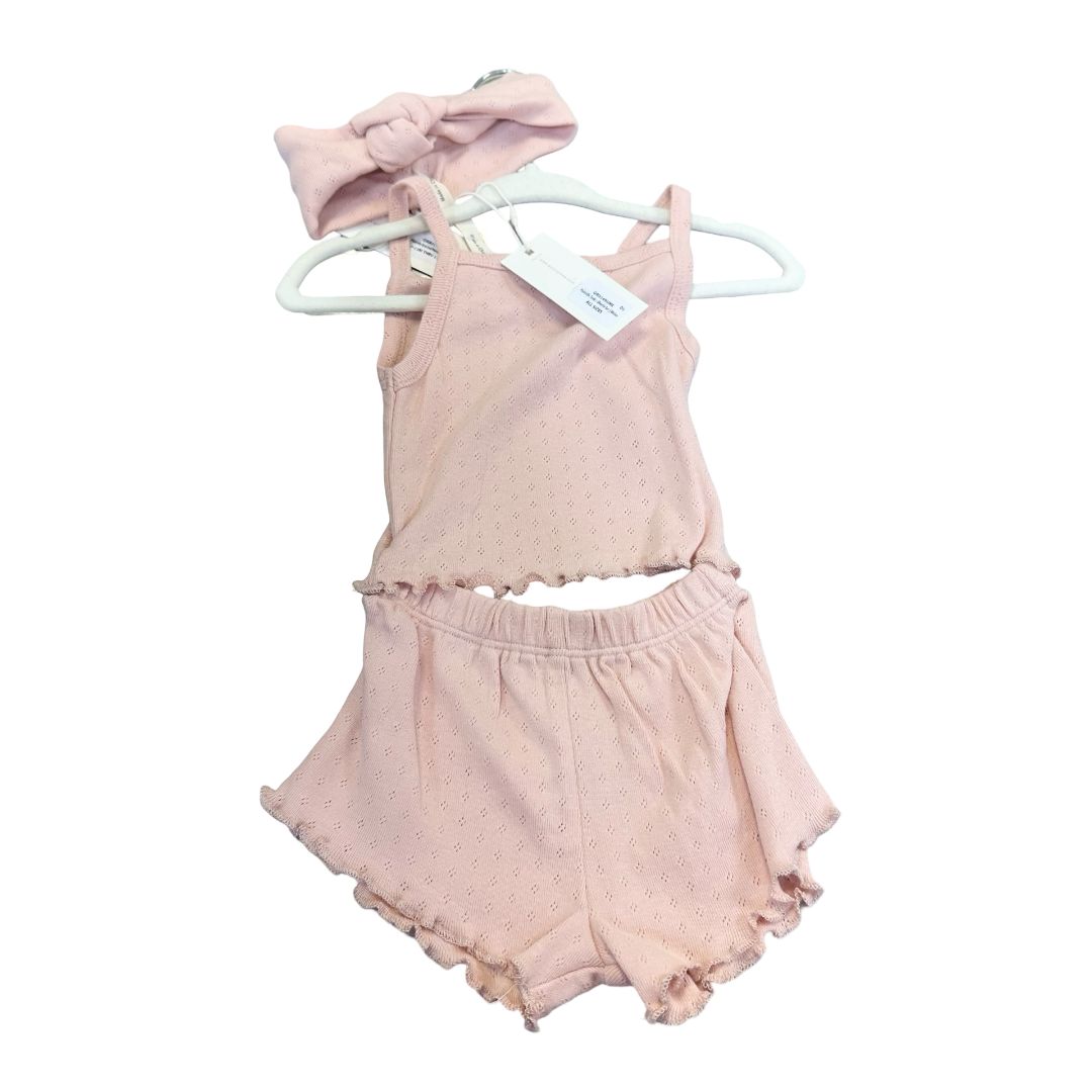 Quincy Mae pointelle set new with tags, 3-6 months