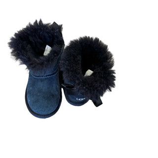 UGG Black Boots with Bow on Back, 7 little kid