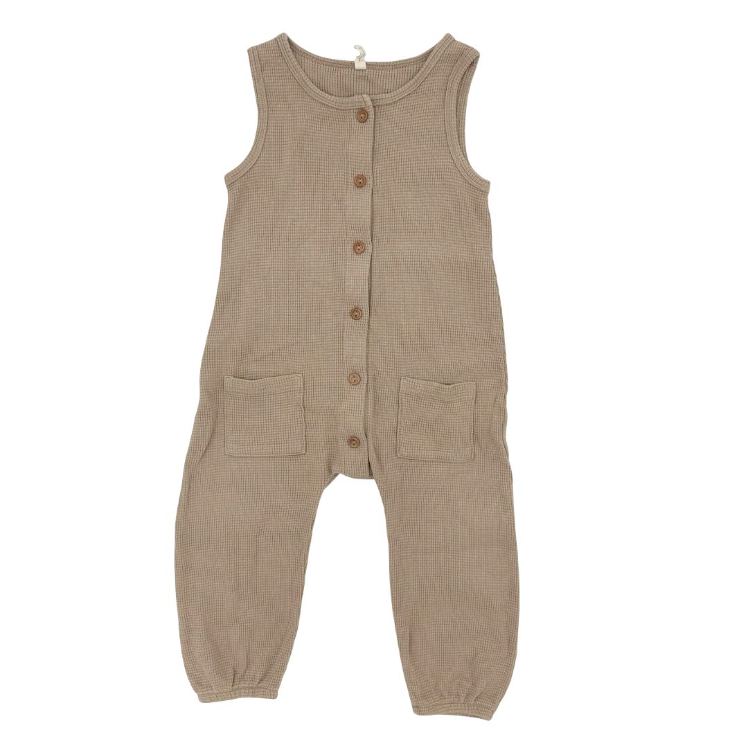 Quincy Mae waffle romper, 2-3 years
