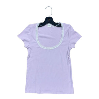 Wilfed ribbed shirt with lace, womens small