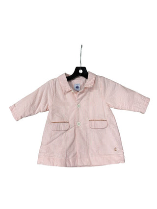 Petit Bateau Striped pink Jacket, 3 months