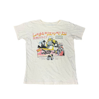 Rowdy Sprout Cream Led Zeppelin T-Shirt, 12 years