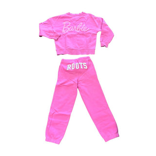 Roots Pink Barbie Sweatset, 8-10 years
