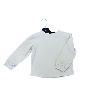 Mikki Rae Little Ones Cream Waffle Long Sleeve Shirt, 4 years