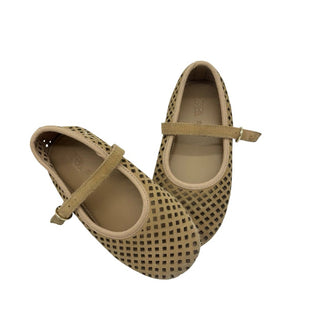 Zara Brown Suede Mary Janes, eu 25 little kid