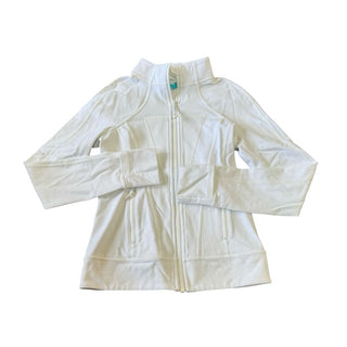 Ivivva White Active Zip Up Sweater, 10 years