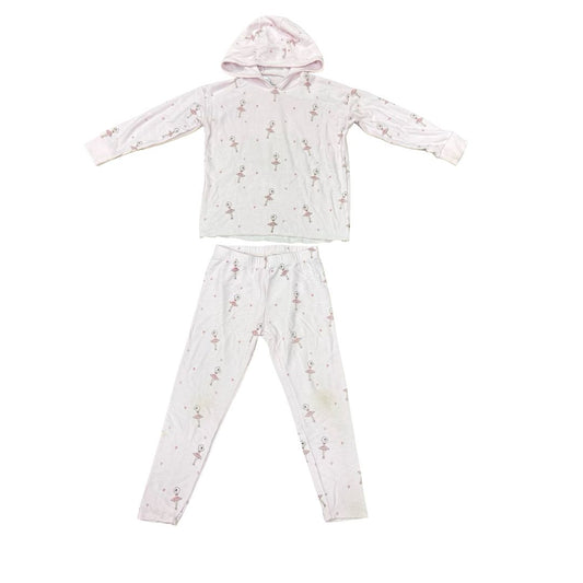 Chaser Pink Ballerina Hooded Sweater with Pant Set, 6 years