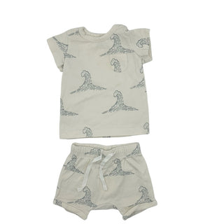 Wilson + Frenchy T-shirt and Short Set, 0-3 months