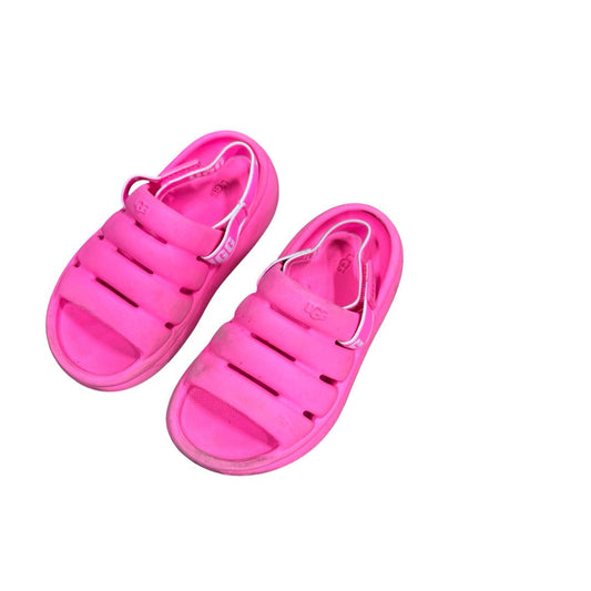 Ugg Hot Pink Sandals, 11 little kid