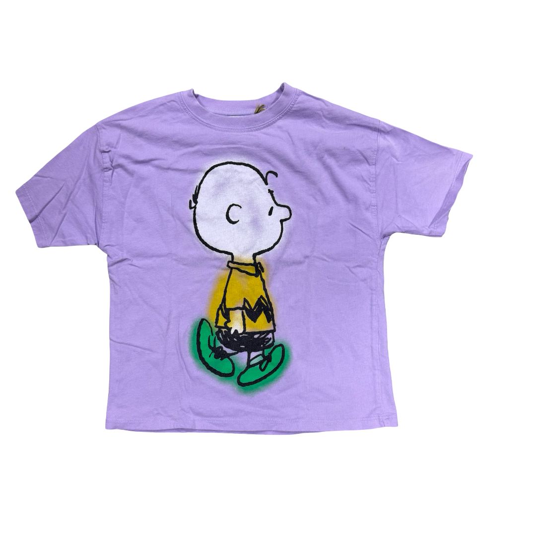 Zara Purple Snoopie T-Shirt, 6 years