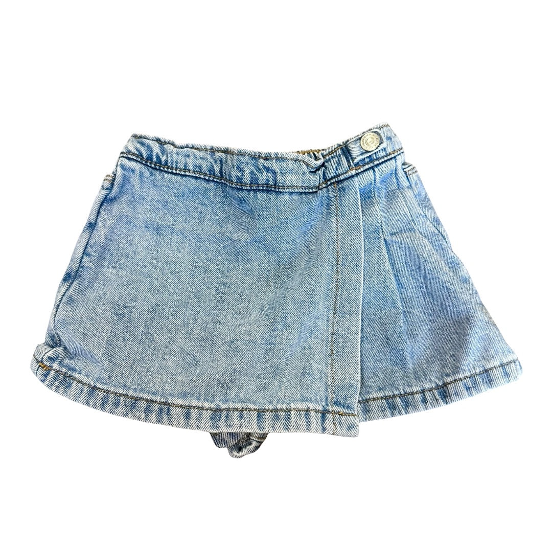 Zara Denim skirt, 12-18 months