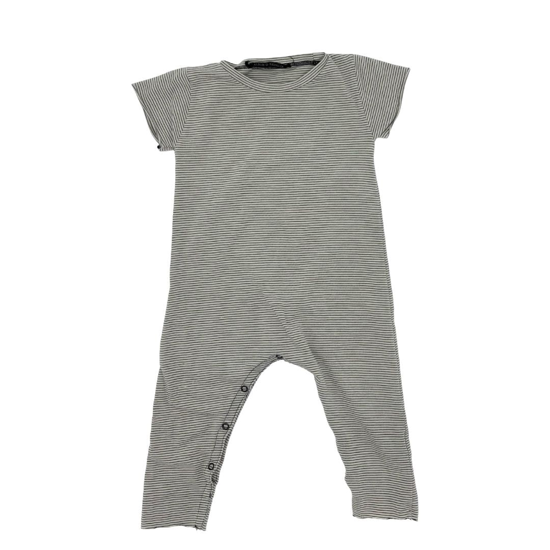 Album Di Famiglia stripped playsuite, medium