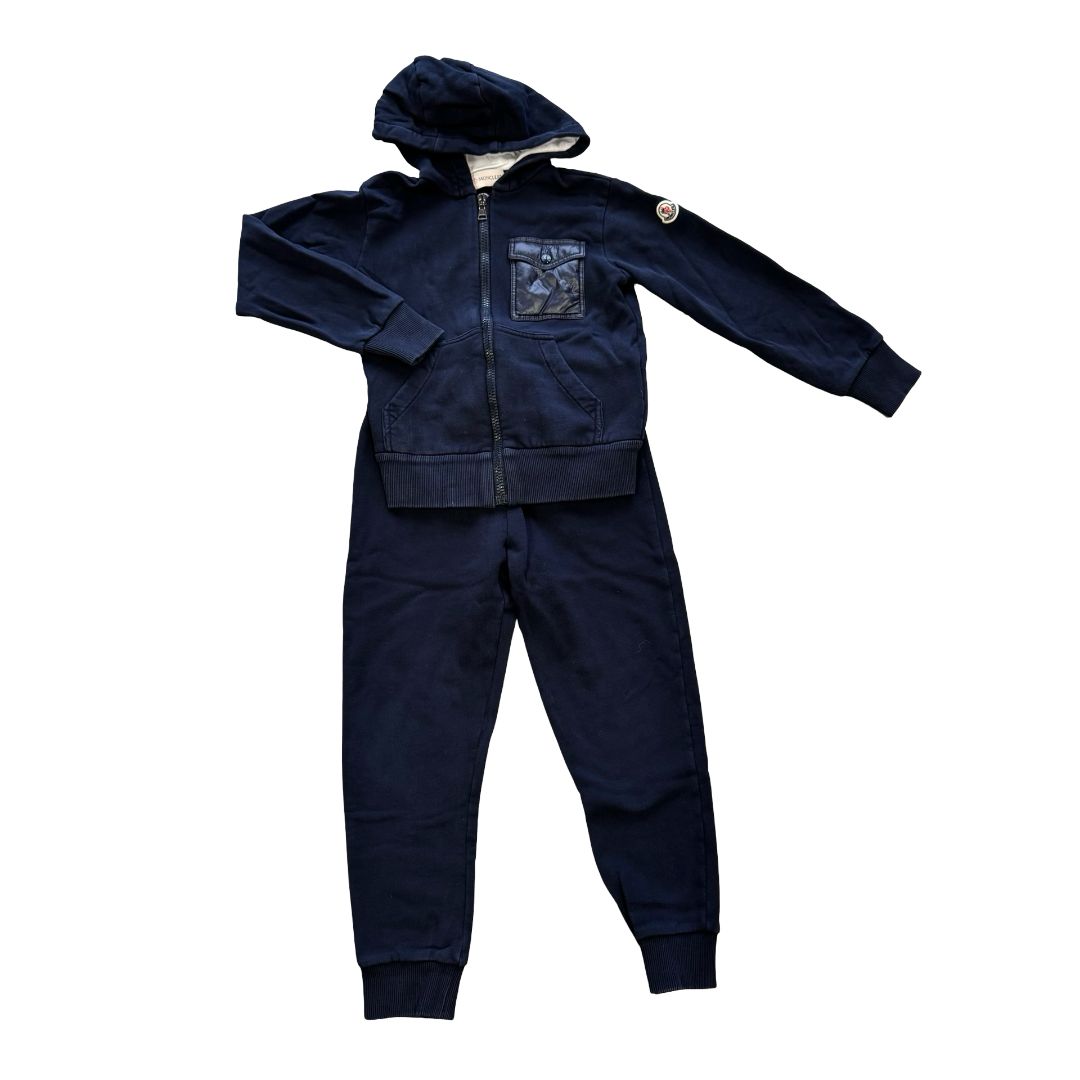 Moncler Navy Sweatsuit, 8 years