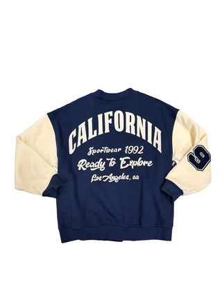 Zara  bomber sweater jacket navy, 9 years