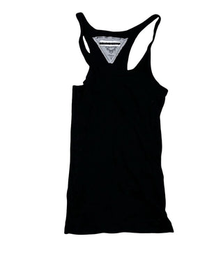 T2 Love Black Ribbed Tank Top, 6 years