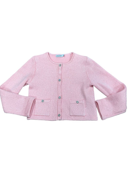 Self Portrait pink cardigan, 10-12 years