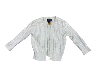 Polo Ralph Laure Cream coloured knit button-up cardigan , 2 years