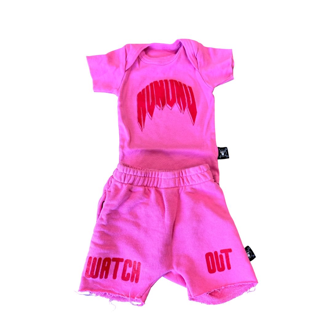 Nununu tshirt/short set, 6-12 months