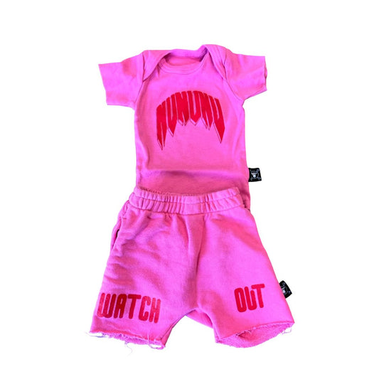 Nununu tshirt/short set, 6-12 months