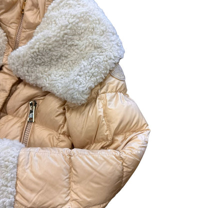 Moncler Girl's Damila Quilted Jacket w/faux fur trim, 8 years