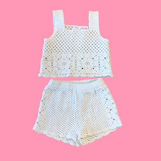Zara crochet set stain, 2