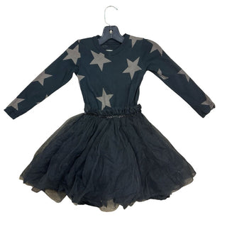 Nununu Black Dress with Tutu Bottom and Stars, 3-4 years
