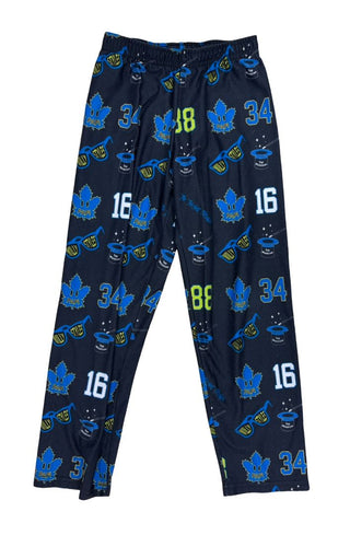 The Teeshirt Mafia Black 88 and Leaf Graphic Pajamas, small