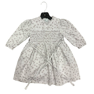 Lone Feather Grey Dress with Brown Florals, 3 years
