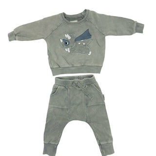 Hux sweater and sweatpants set, 6-12 months