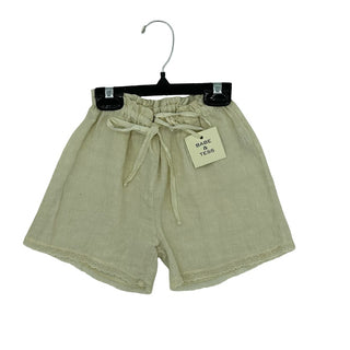 Babe & Tess New with tags Vintage lace shorts natural linen, 6 years