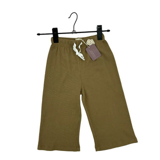 Norsu Organic New with tags Waffle cropped pant tiger brown, 3-4 years