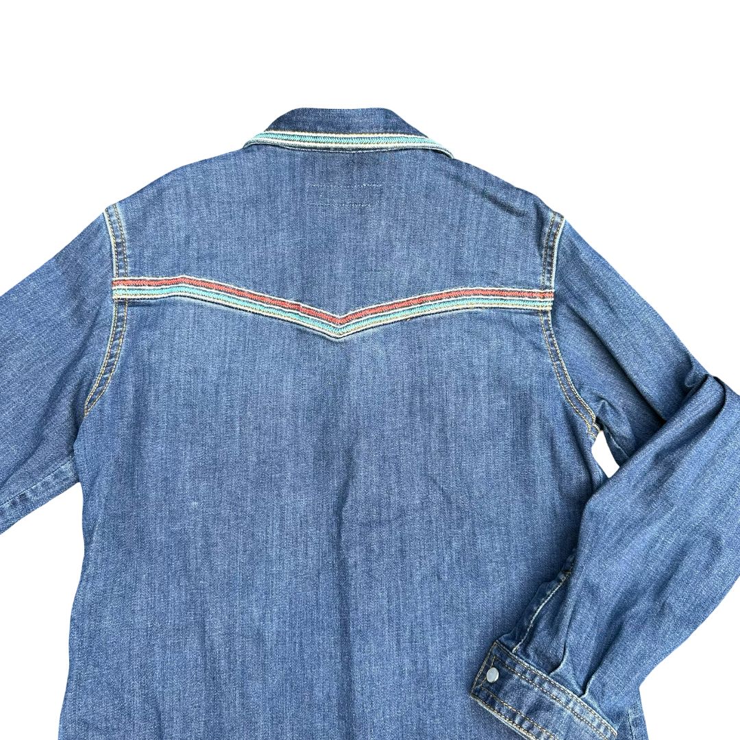 Bonpoint  denim overshirt, 8 years