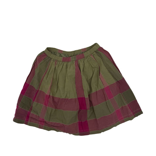 Burberry tan/pink check skirt, 4 years