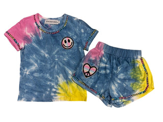 Mini dreamers Tie Dye rhinestone set, 2 years