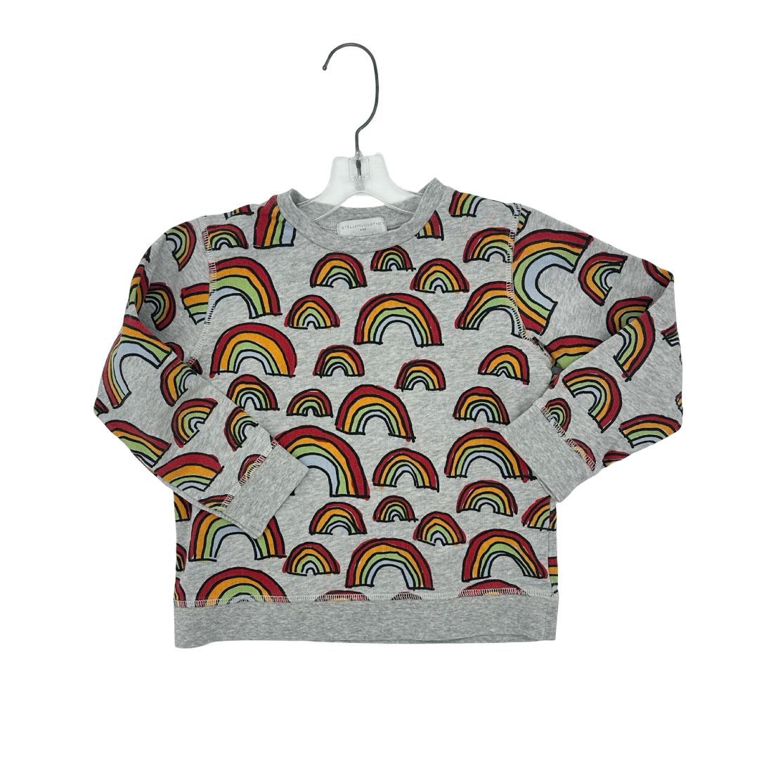 Stella McCartney Rainbow crewneck sweater, 6 years
